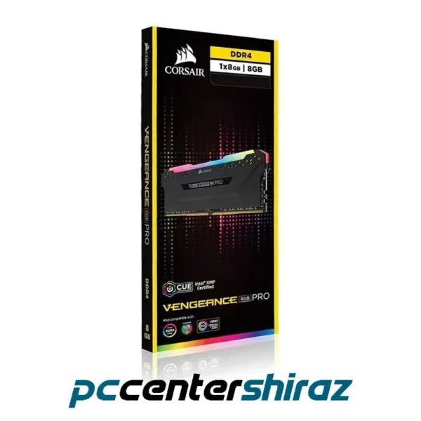 حافظه رم دسکتاپ کورسیر مدل CORSAIR Vengeance RGB Pro 8GB DDR4 3200Mhz