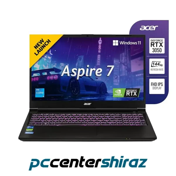 لپ تاپ ایسر مدل Acer Aspire 7 i5 13420H 16D4 512SSD 6GB