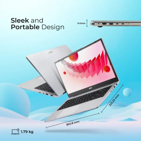 لپ تاپ 15.6 اینچی ایسر مدل ACER ASPIRE AS15-42 R7 16GB 512GB AMD - Image 3