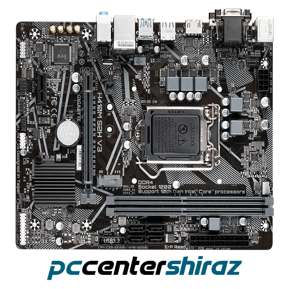 مادربرد گیگابایت مدل GIGABYTE H410M S2H V3 DDR4 - Image 2