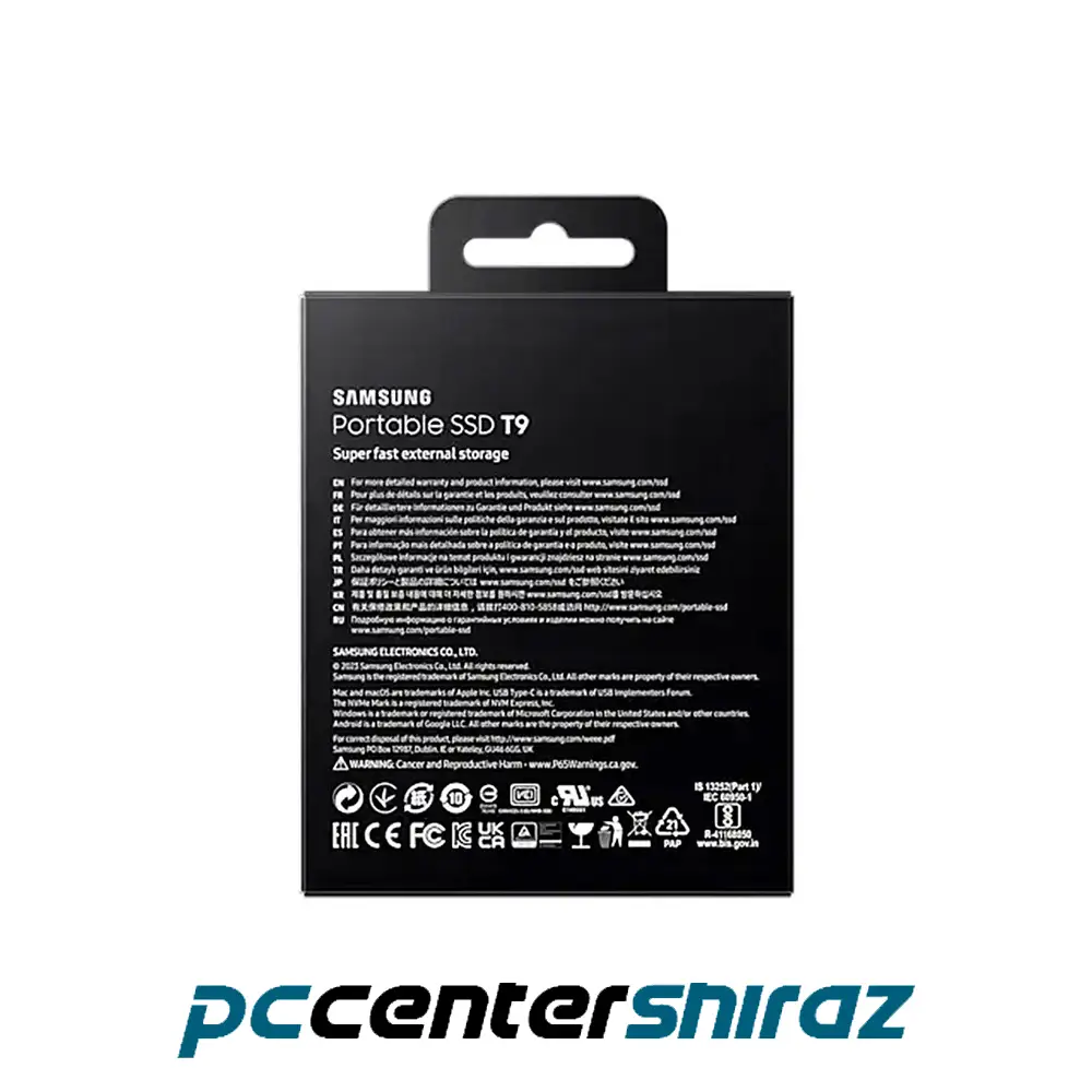 حافظه SSD اکسترنال سامسونگ مدل SAMSUNG Portable SSD T9 2TB - Image 4