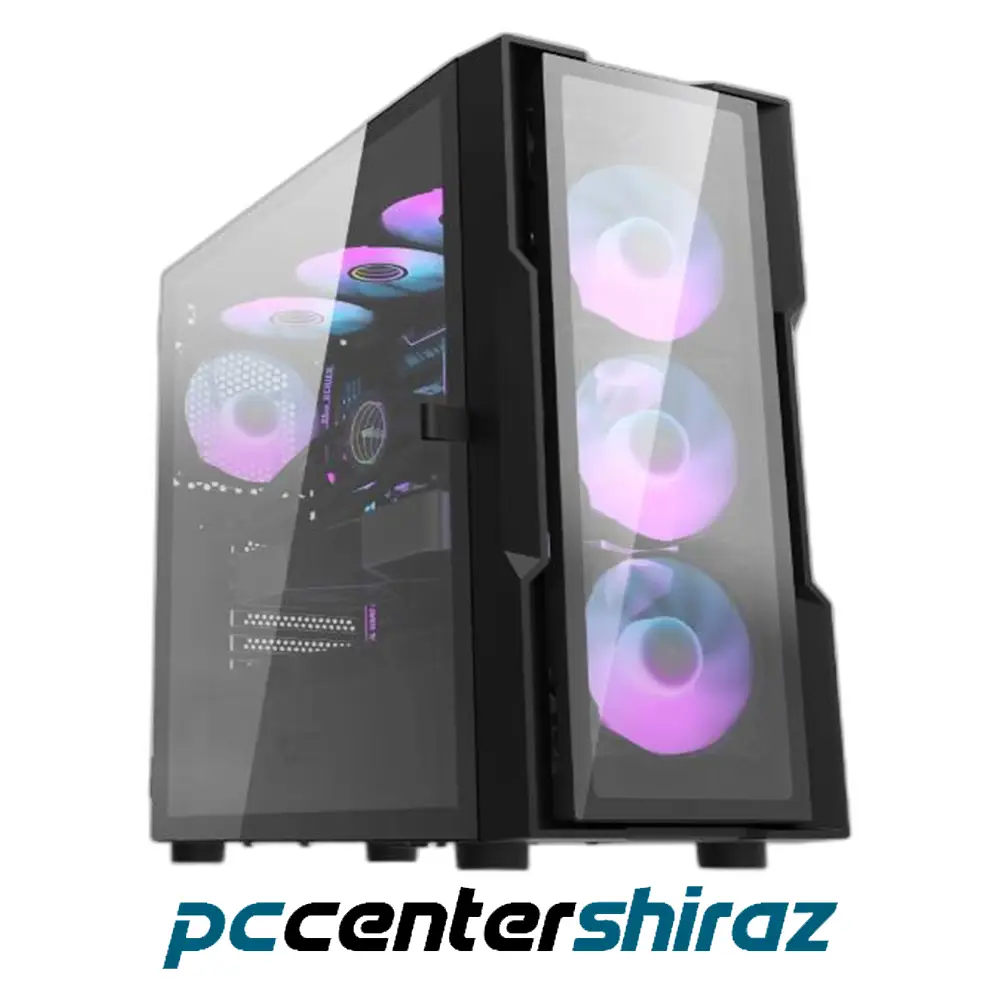 کیس کامپیوتر گیمینگ دارک فلش DarkFlash DK431 Glass