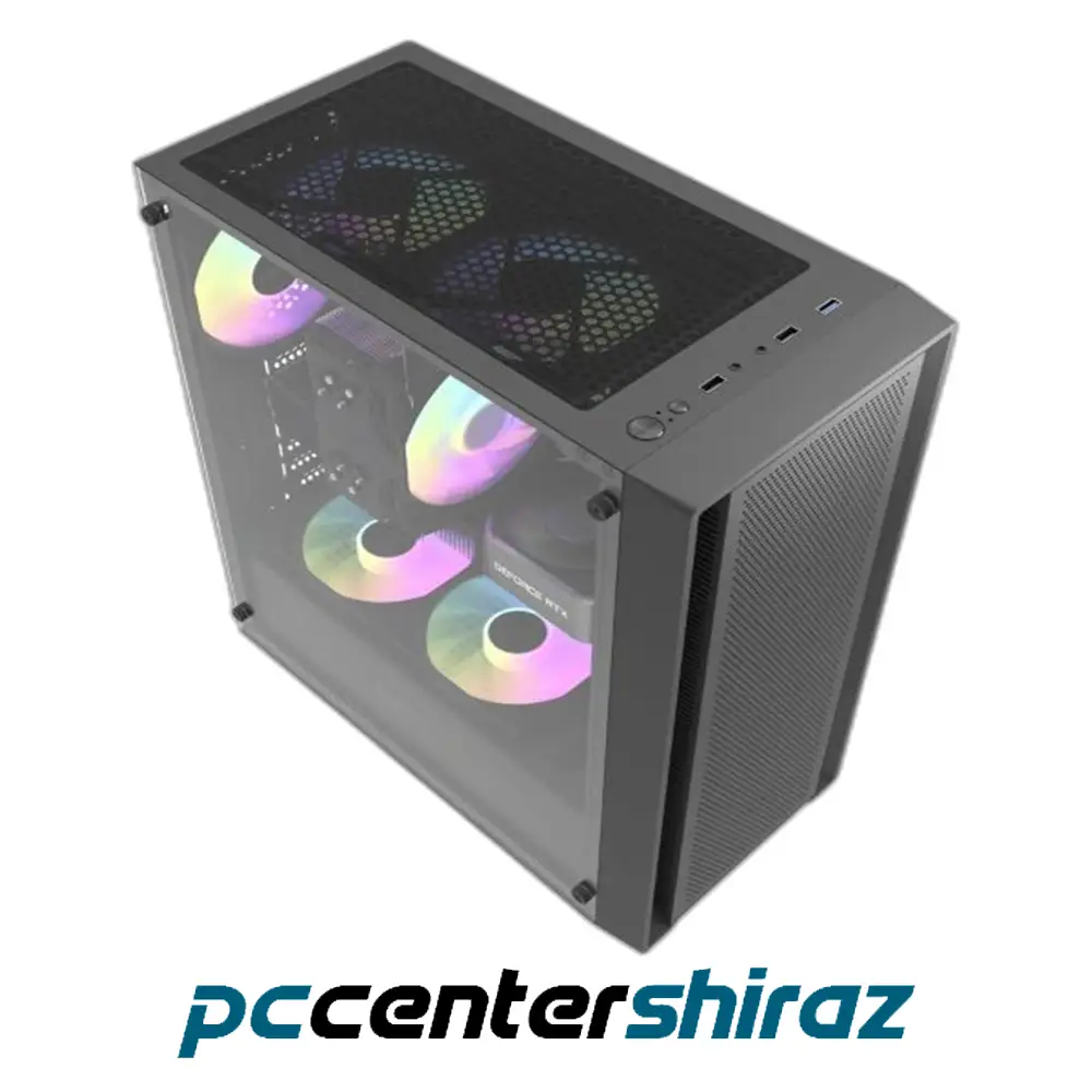 کیس کامپیوتر گیمینگ دارک فلش DarkFlash DK353 - Image 2