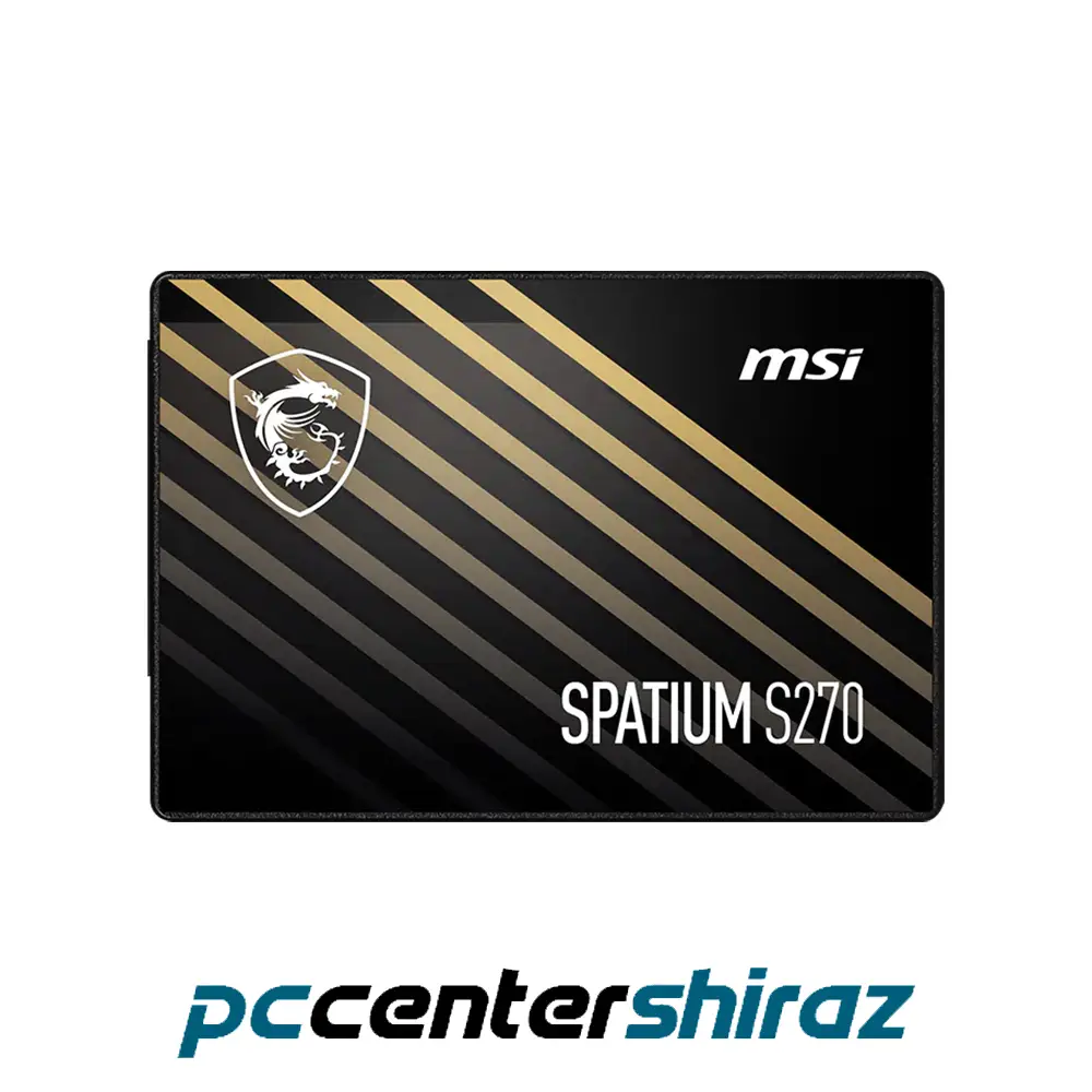 حافظه SSD اینترنال ام اس ای مدل MSI SPATIUM S270 480GB