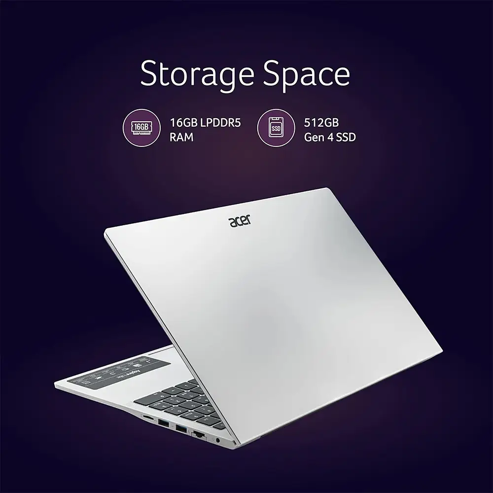 لپ تاپ 15.6 اینچی ایسر مدل ACER ASPIRE Lite Al15 Core 5 210H 16D5 512GB INTEL - تصویر 5